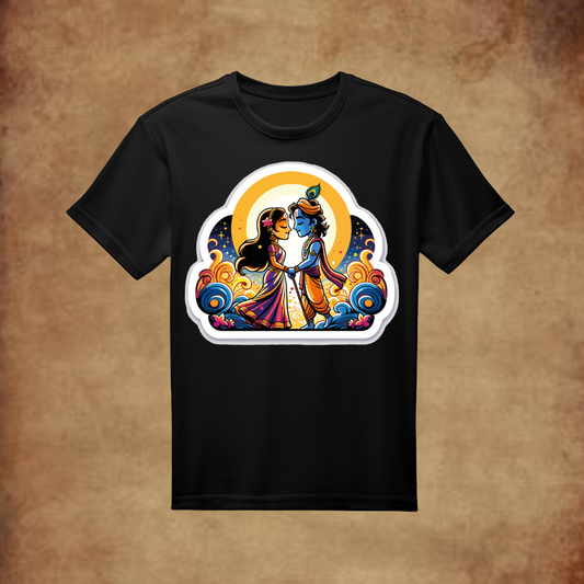 Lord Radha Krishna  t-shirt