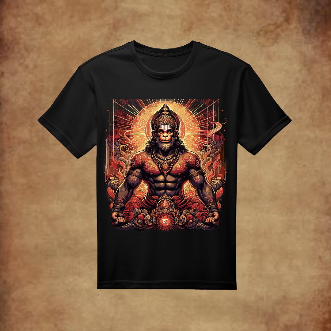 LORD HANUMANJI IN RUDRA FORM TSHIRT