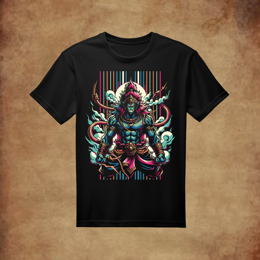 LORD HANUMANJI GYM TSHIRT